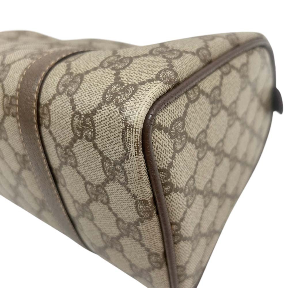 Gucci Boston Bag Brown Handbag Sherry GG Supreme - Picture 9 of 9